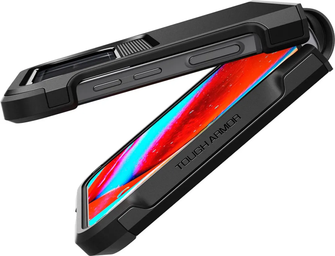 Spigen Tough Armor ACS05111 Hoes - Samsung Galaxy Z Flip 4 - Zwart