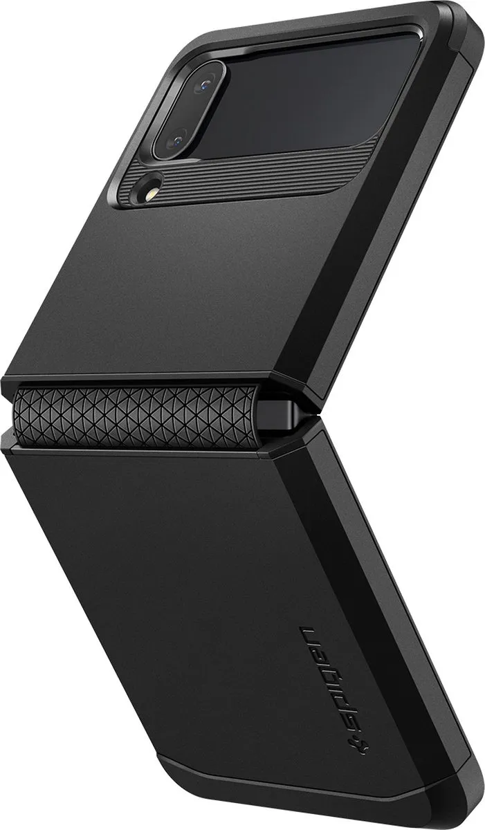 Spigen Tough Armor ACS05111 Hoes - Samsung Galaxy Z Flip 4 - Zwart