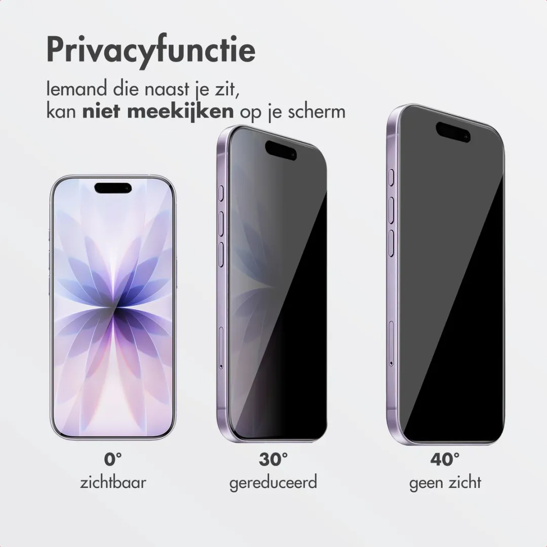 Accezz Screenprotector SH00089413 - iPhone 17 - Gehard Glas