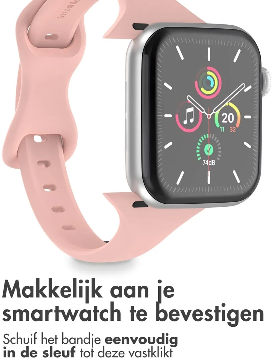 Imoshion Siliconen Bandje Apple Watch 44-49mm - Roze