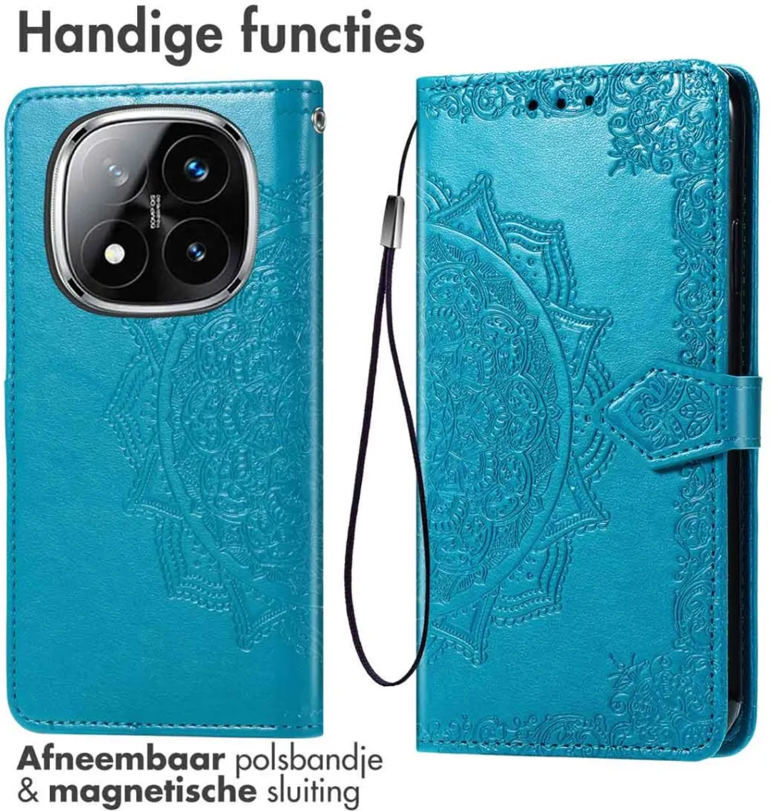 Imoshion Hoesje Xiaomi Redmi Note 14 Pro Turquoise - 3 Pasjes