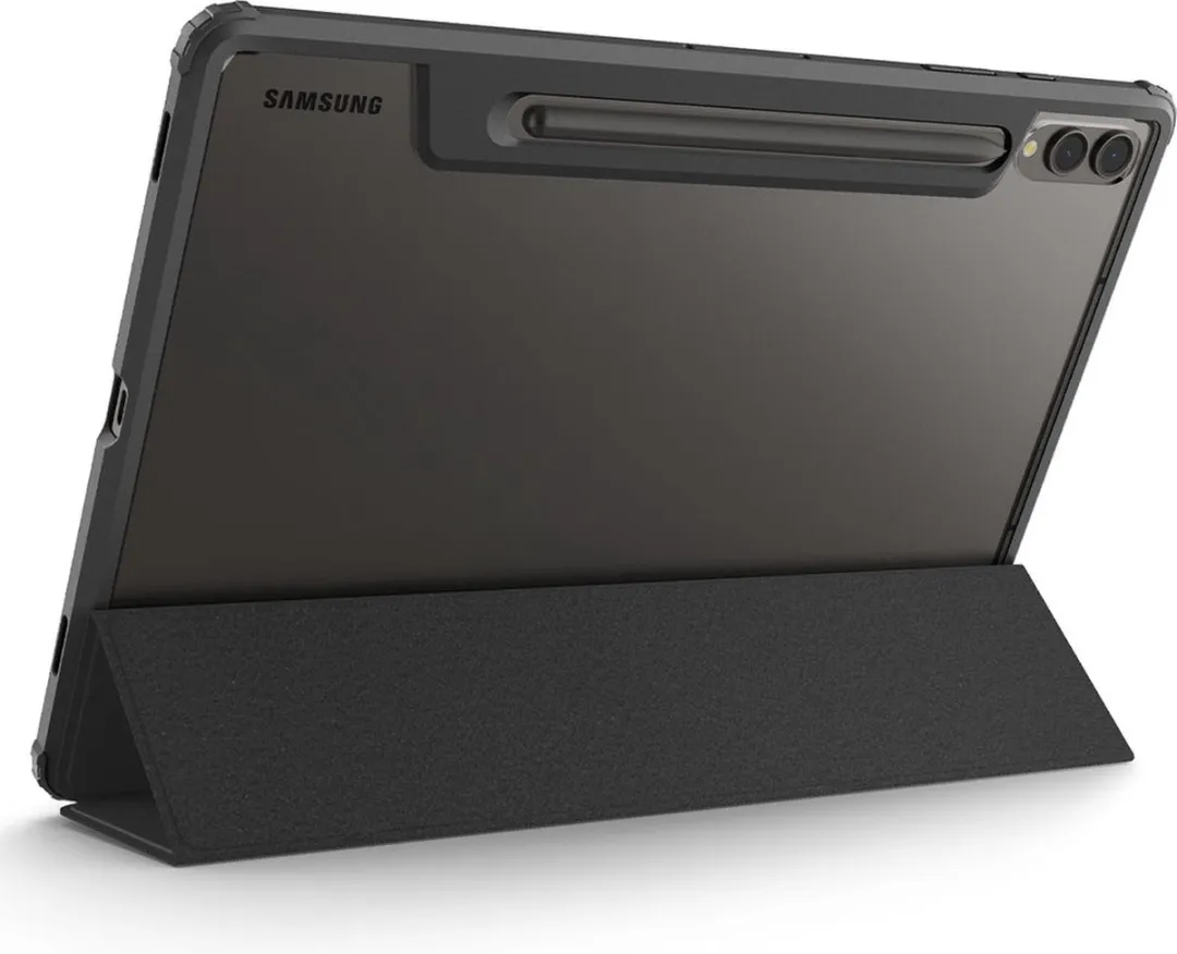 Spigen Ultra Hybrid Pro ACS07076 Hoesje - Samsung Galaxy Tab S9+ 12.4 - Zwart - afbeelding 3 van 6