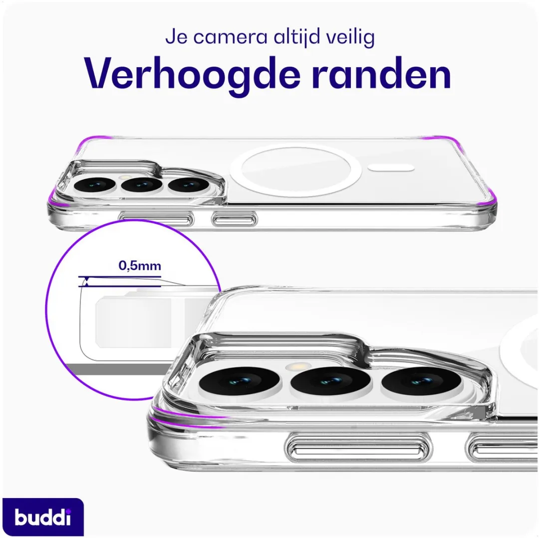 Buddi Core Hoesje Samsung Galaxy S26 Plus - MagSafe - Transparant