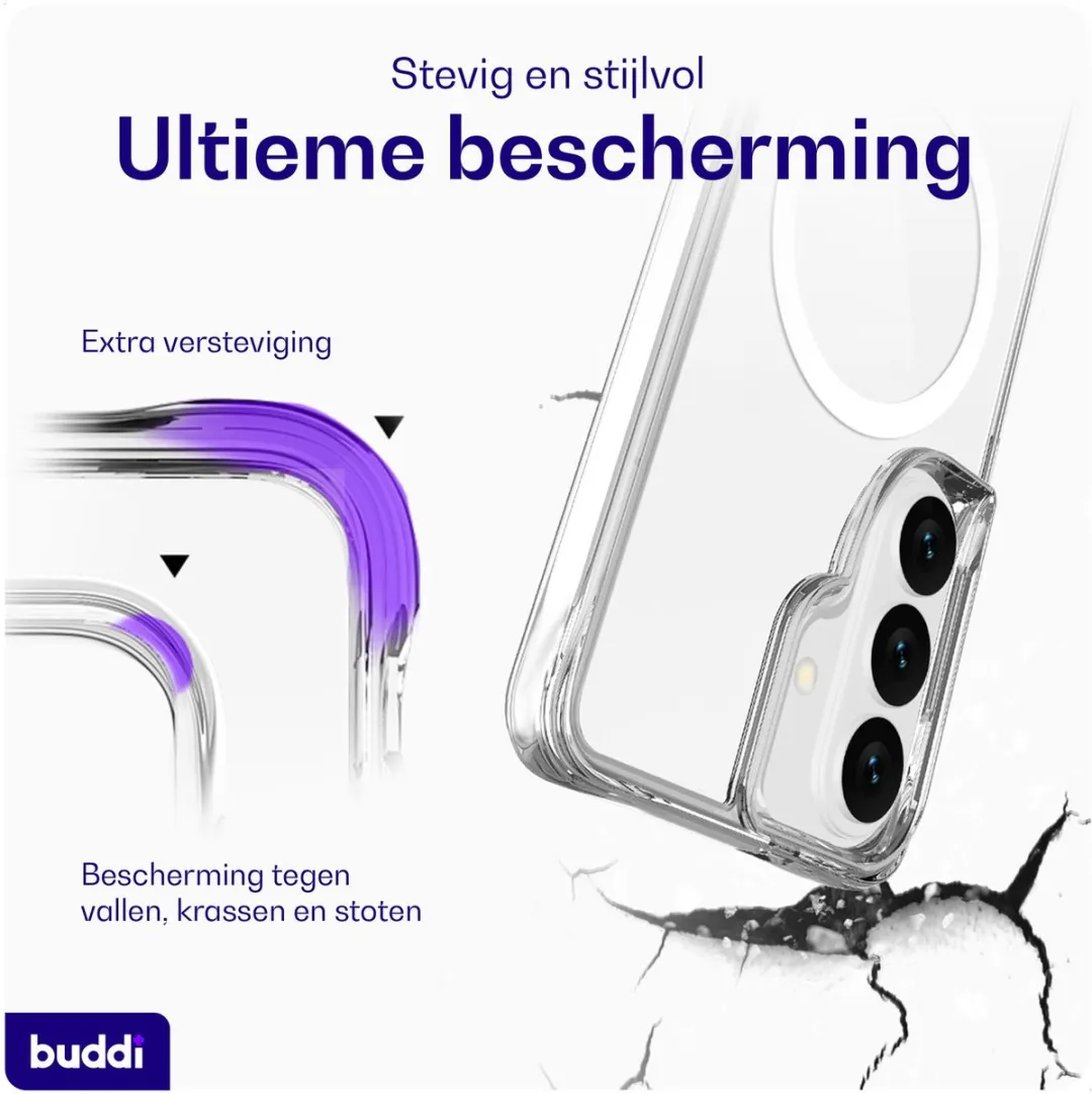 Buddi Core Hoesje Samsung Galaxy S26 Plus - MagSafe - Transparant