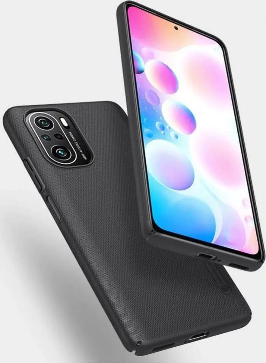 Nillkin Super Frosted Shield Hoesje Xiaomi Poco F3 - Zwart - afbeelding 2 van 6