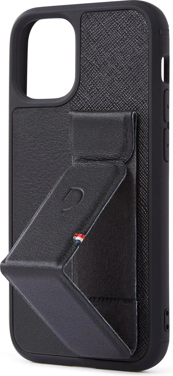 Decoded Leren Back Cover iPhone 12 Mini D20IPO54SC2RB - Zwart