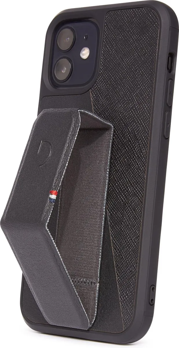 Decoded Leren Back Cover iPhone 12 Mini D20IPO54SC2RB - Zwart