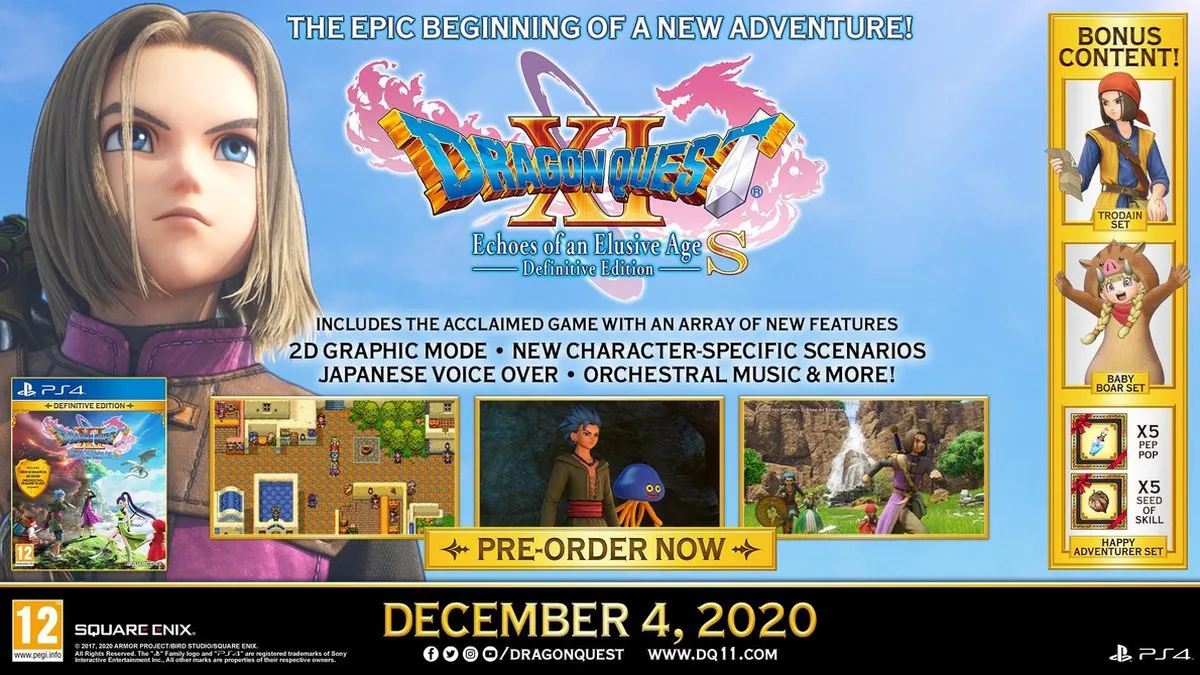 Square Enix Dragon Quest XI S Definitive Edition - PS4