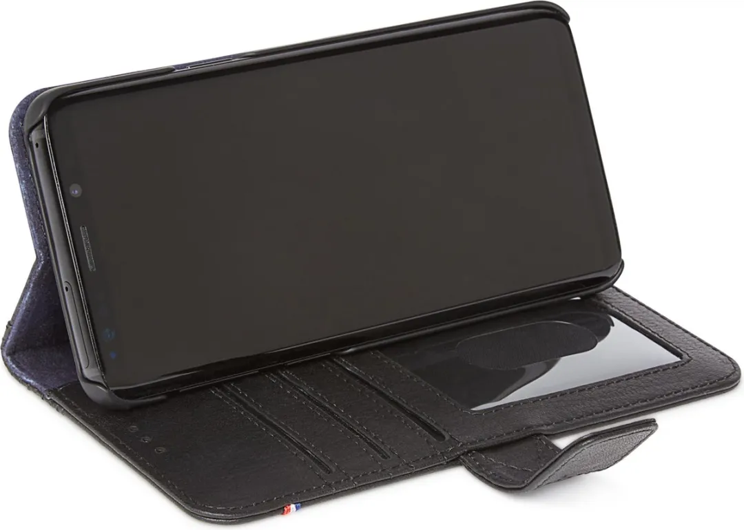 Decoded Leather Wallet Case Samsung Galaxy S9 - 3 Pasjes - Zwart