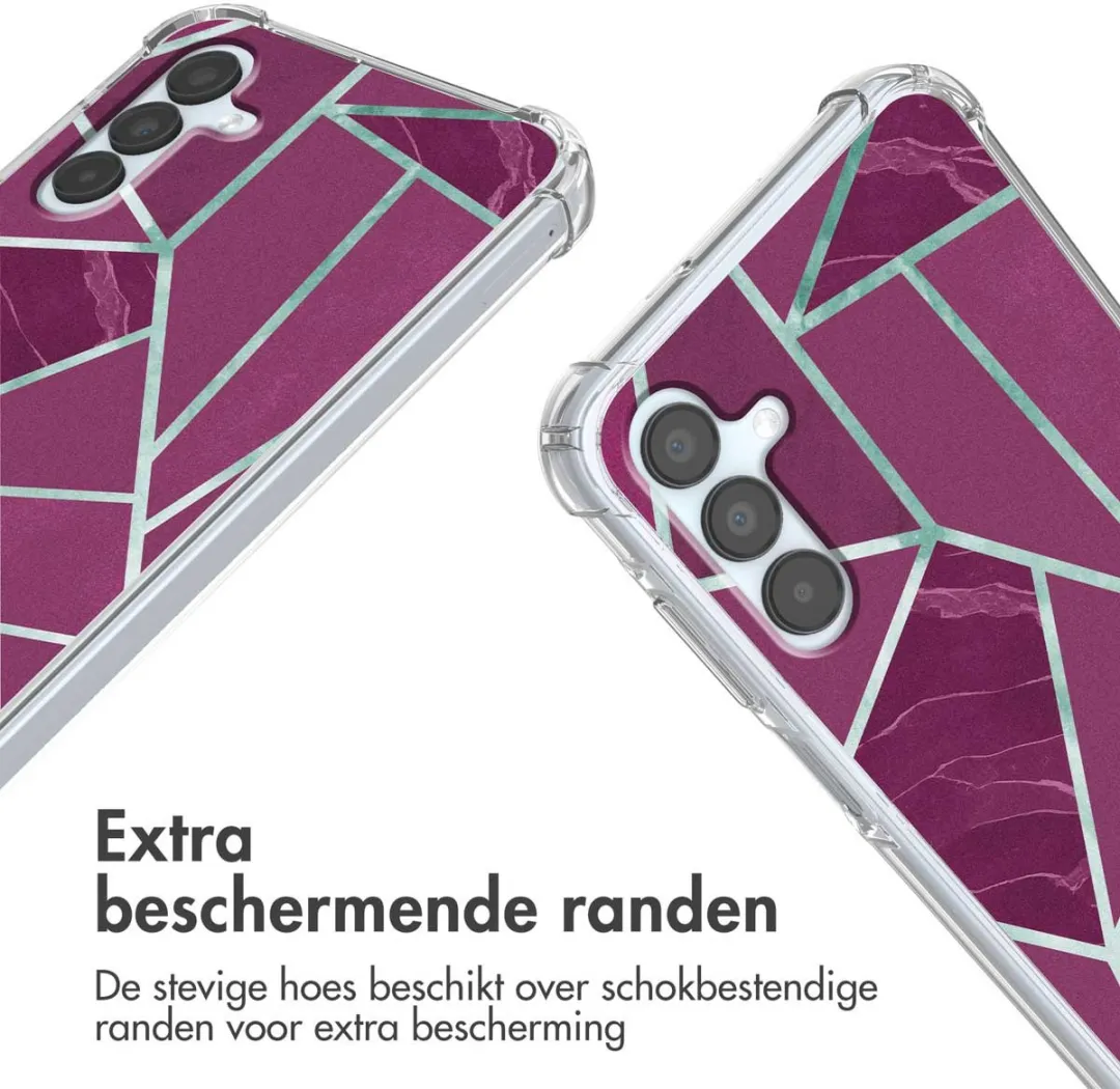Imoshion Hoesje Samsung Galaxy A15 - Bordeaux Graphic