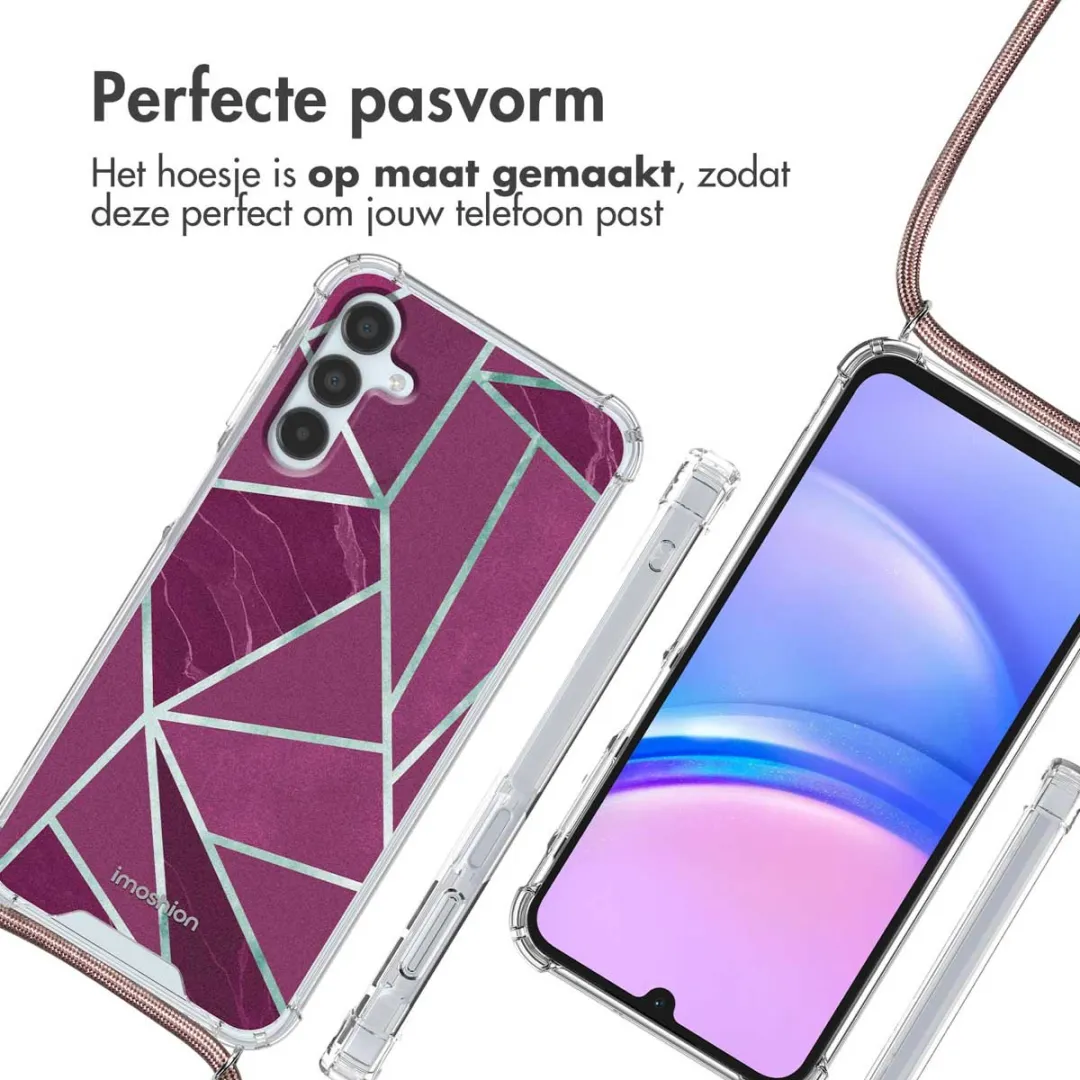 Imoshion Hoesje Samsung Galaxy A15 - Bordeaux Graphic