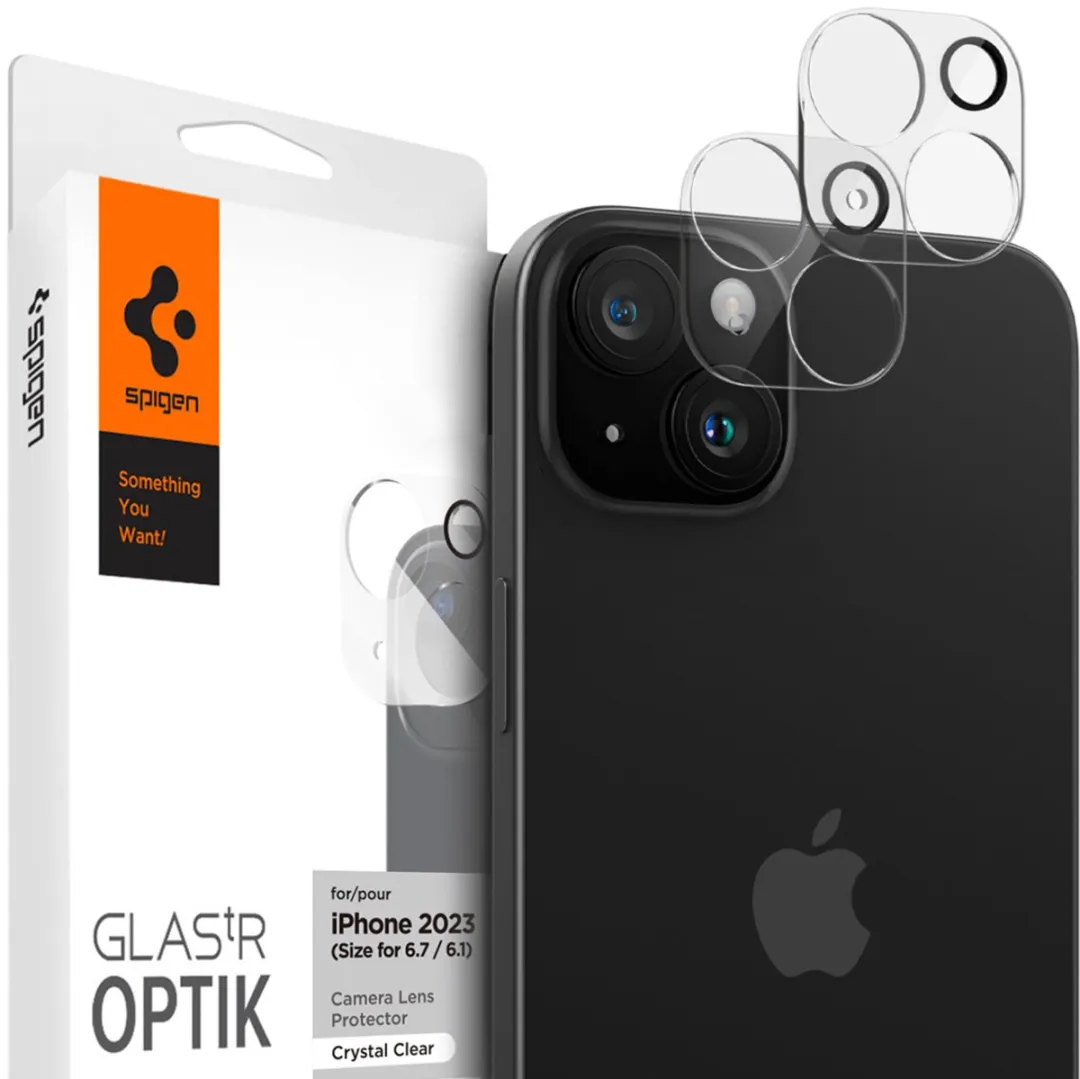 Spigen Optik iPhone 15/15 Plus Camera Lens Protector