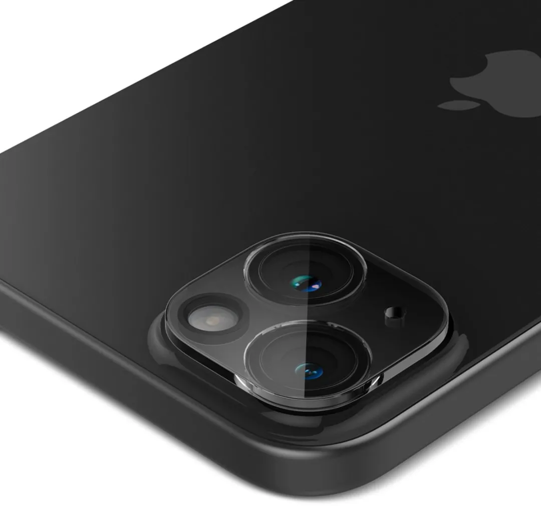 Spigen Optik iPhone 15/15 Plus Camera Lens Protector - 2 Stuks