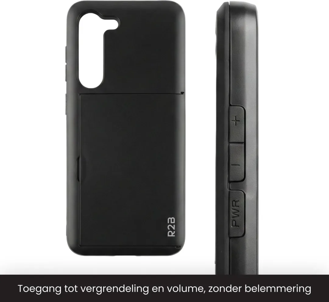 R2B Utrecht Hoesje Samsung Galaxy S25 Plus - 3 Pasjes - Zwart