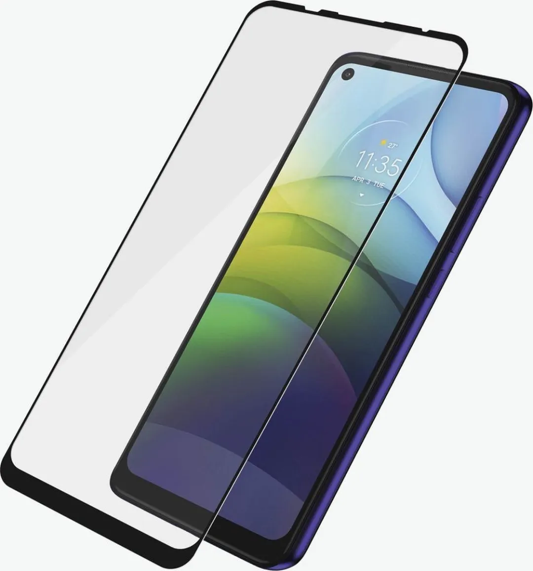 PanzerGlass PZ-6536 Screenprotector - Motorola Moto G9 Power - Zwart - afbeelding 5 van 6