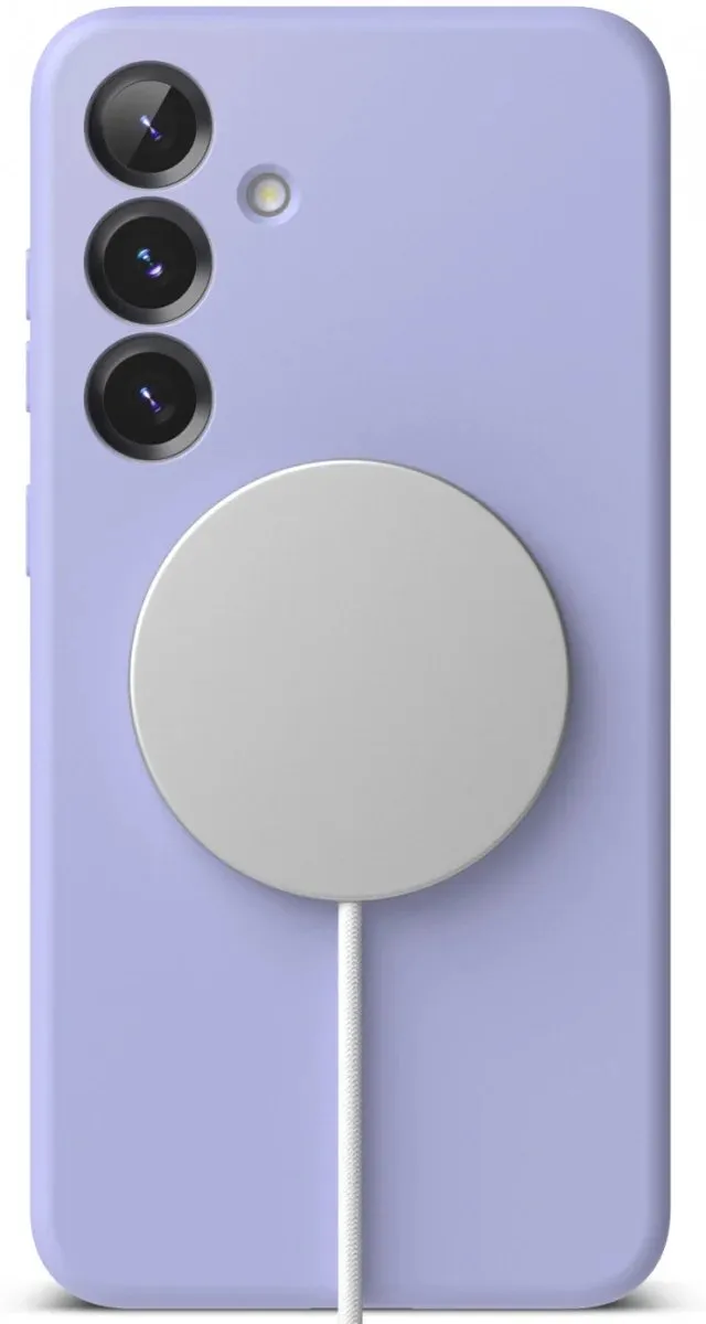 Ringke Silicone MagSafe Hoesje Samsung Galaxy S25 Plus - Paars