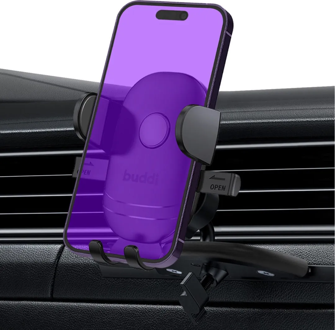 Buddi Way Universele Telefoonhouder Auto BH00003 - 360° Draaibaar - Zwart