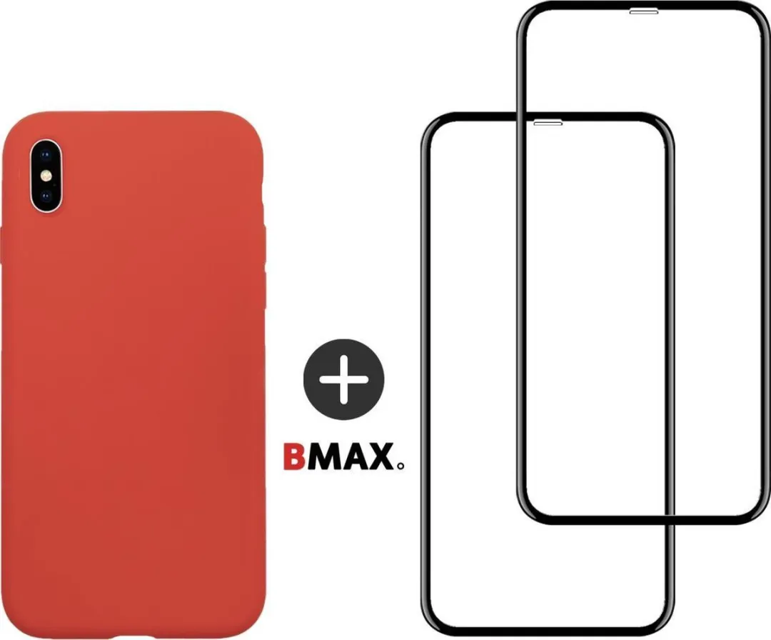BMAX iPhone XS Telefoonhoesje Rood