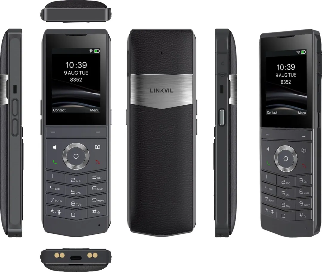 Fanvil W611W V2 VoIP Telefoon - 2.4" LCD - 1900mAh - Zwart - afbeelding 4 van 5