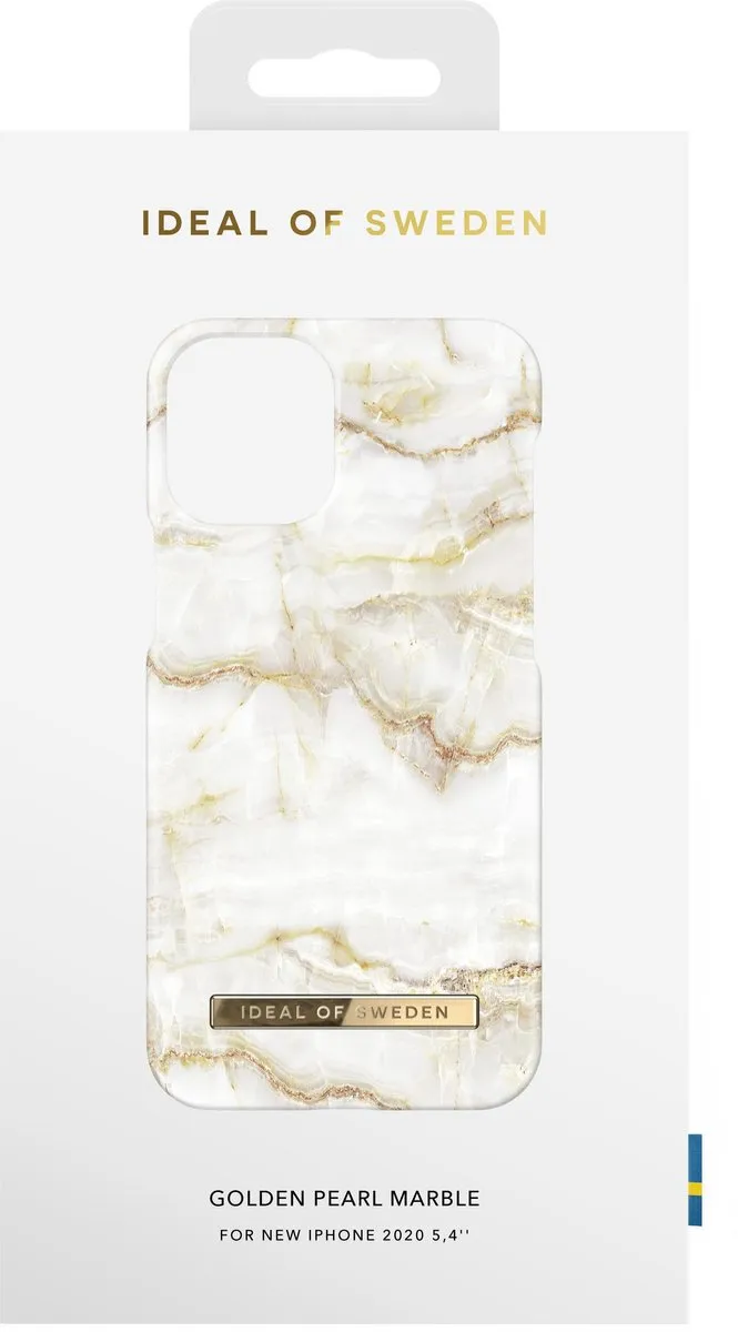 iDeal of Sweden iPhone 12 Pro Max Backcover - Golden Pearl Marble - afbeelding 6 van 6