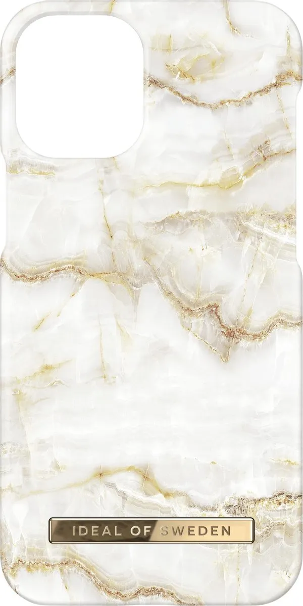 iDeal of Sweden iPhone 12 Pro Max Backcover - Golden Pearl Marble - afbeelding 3 van 6