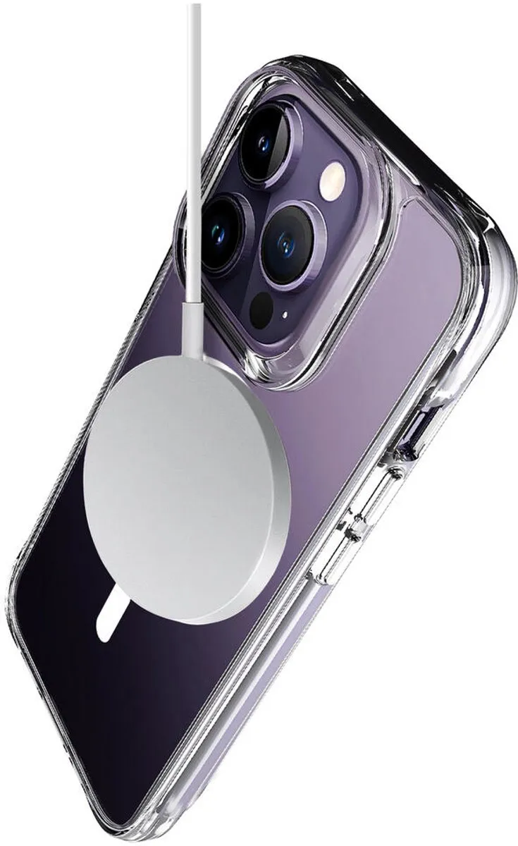 Buddi Core iPhone 14 Pro Hoesje - MagSafe - Transparant - afbeelding 6 van 6