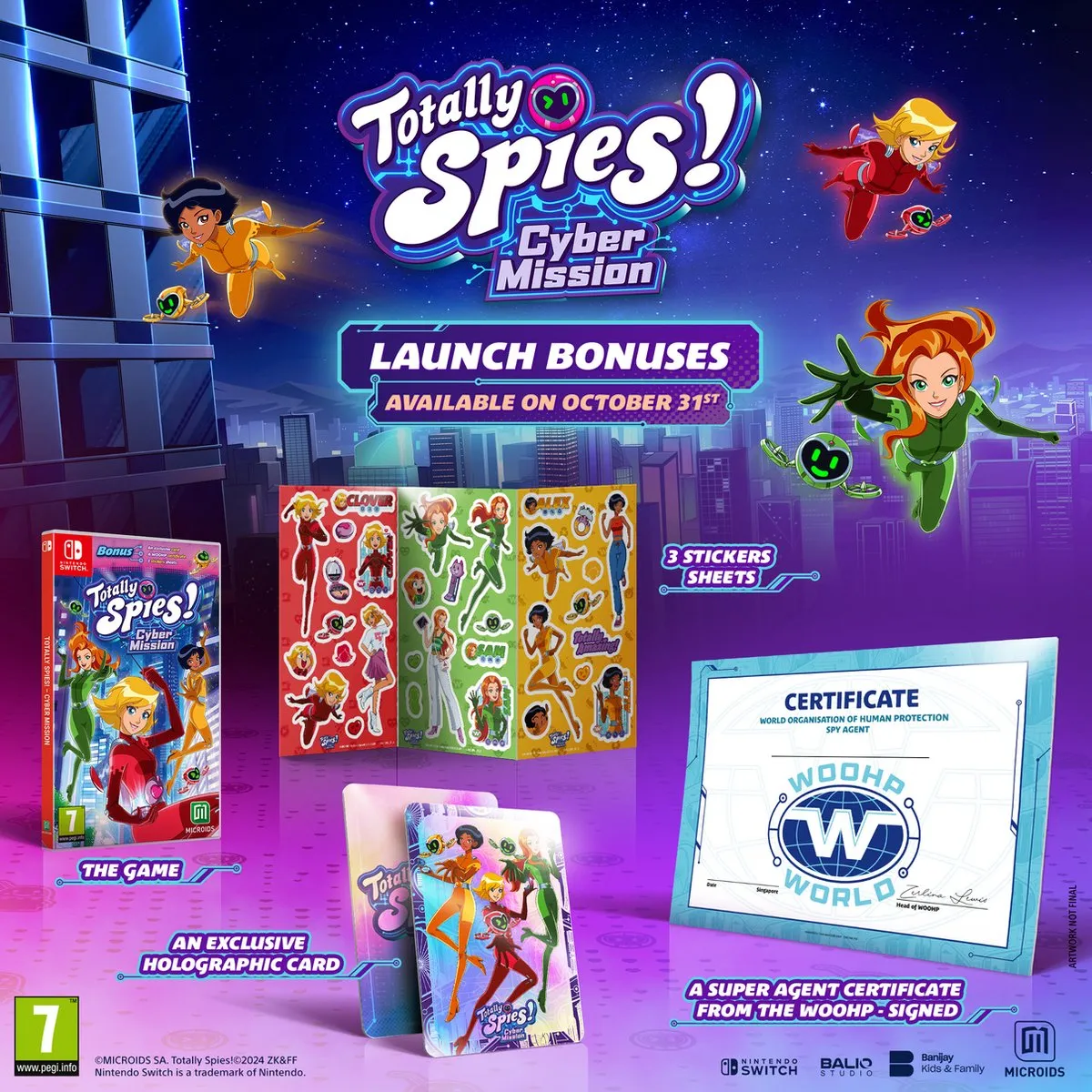 Totally Spies! - Cyber Mission - Switch