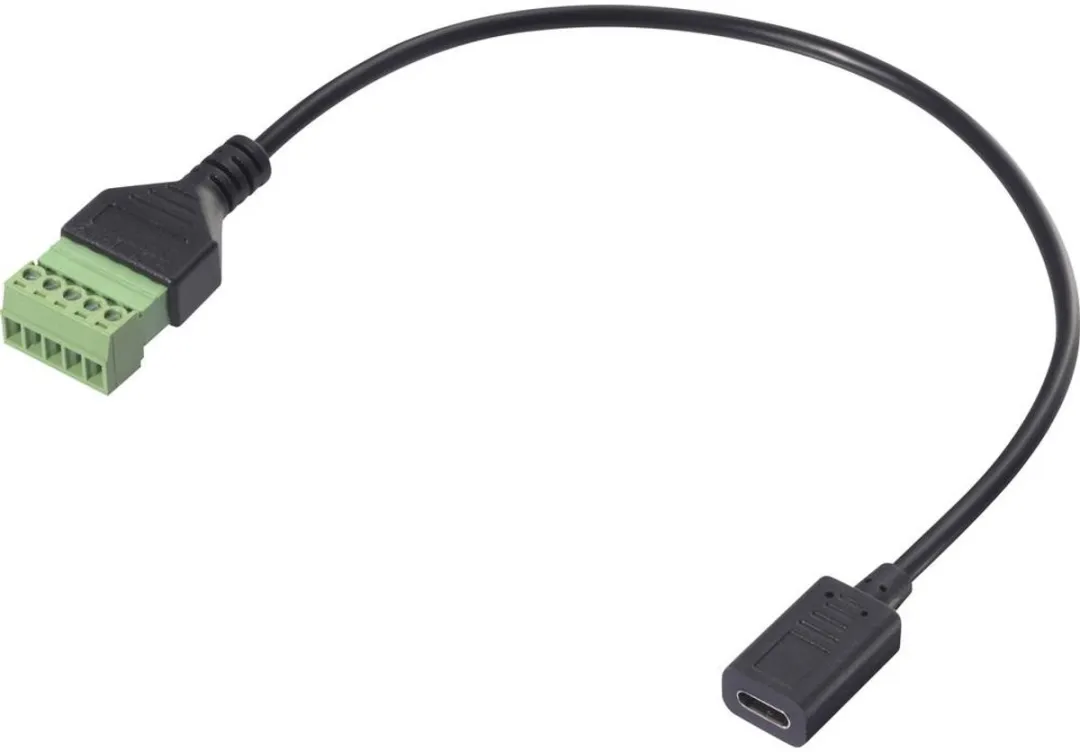 Renkforce USB-C Adapterkabel RF-6443954 - 30cm - Zwart