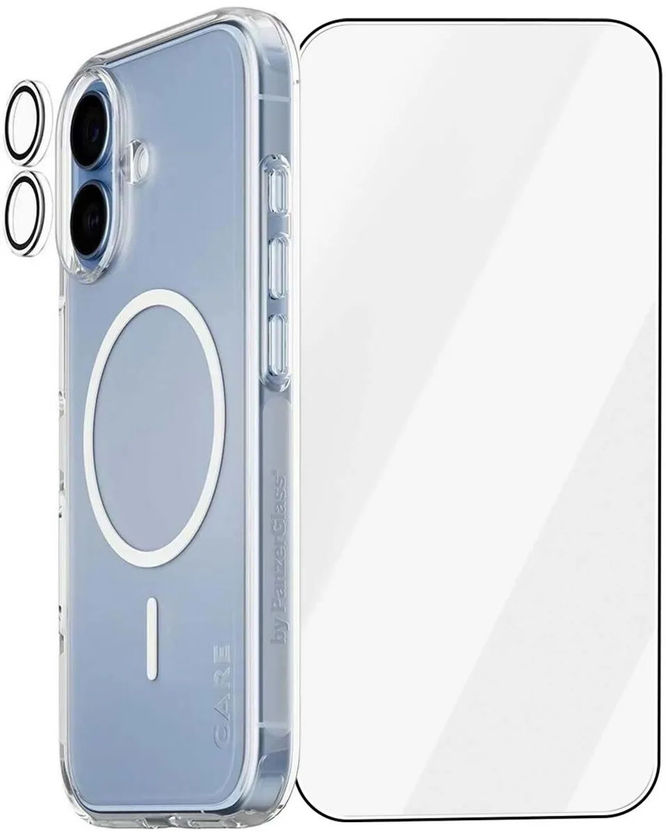 PanzerGlass CR46095 Beschermset iPhone 17 - Transparant