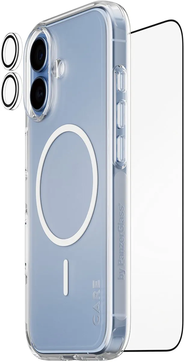 PanzerGlass CR46095 Beschermset iPhone 17 - Transparant
