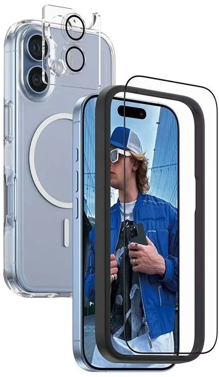 PanzerGlass CR46095 Beschermset iPhone 17 - Transparant