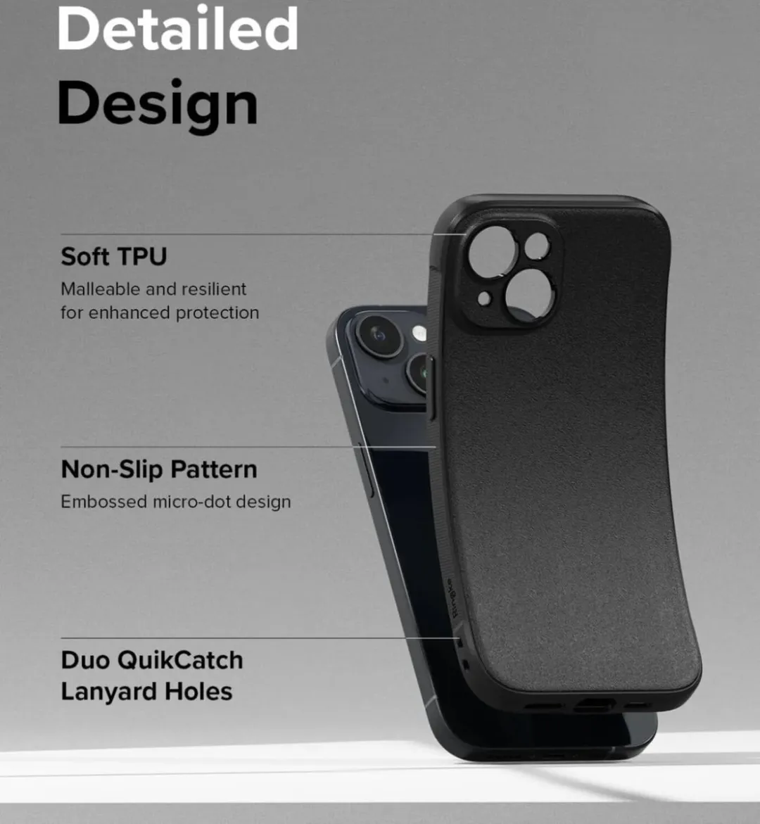 Ringke Onyx Hoesje iPhone 15 - Zwart