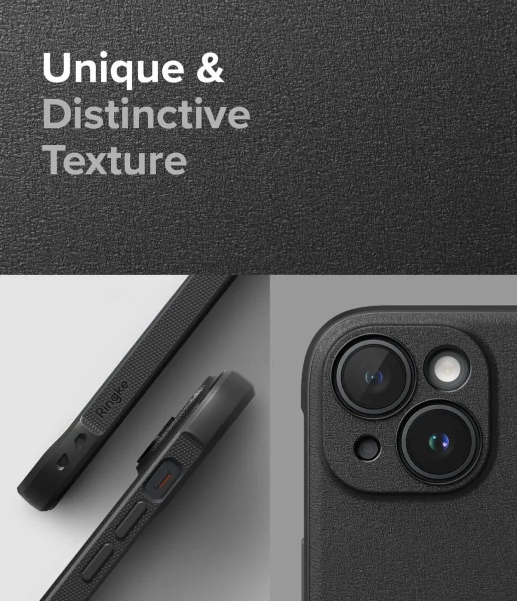 Ringke Onyx Hoesje iPhone 15 - Zwart