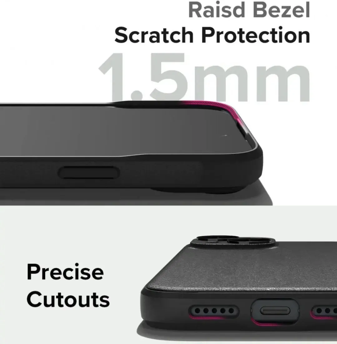 Ringke Onyx Hoesje iPhone 15 - Zwart - afbeelding 6 van 6