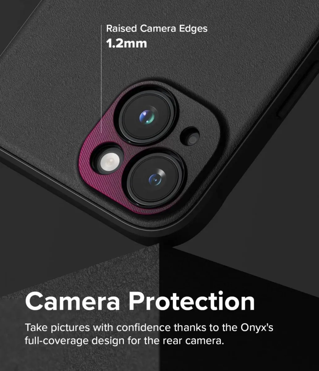 Ringke Onyx Hoesje iPhone 15 - Zwart