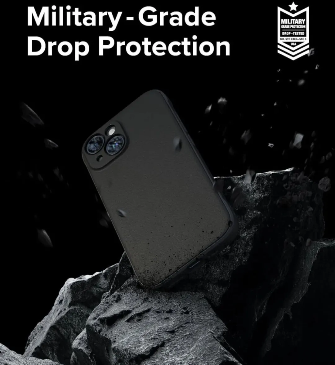 Ringke Onyx Hoesje iPhone 15 - Zwart