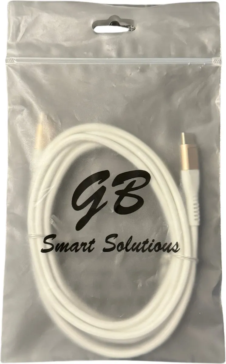 GB Smart Solutions USB-C Oplaadkabel 2m - Wit goud