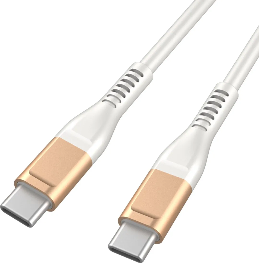 GB Smart Solutions USB-C Oplaadkabel 2m - Wit goud