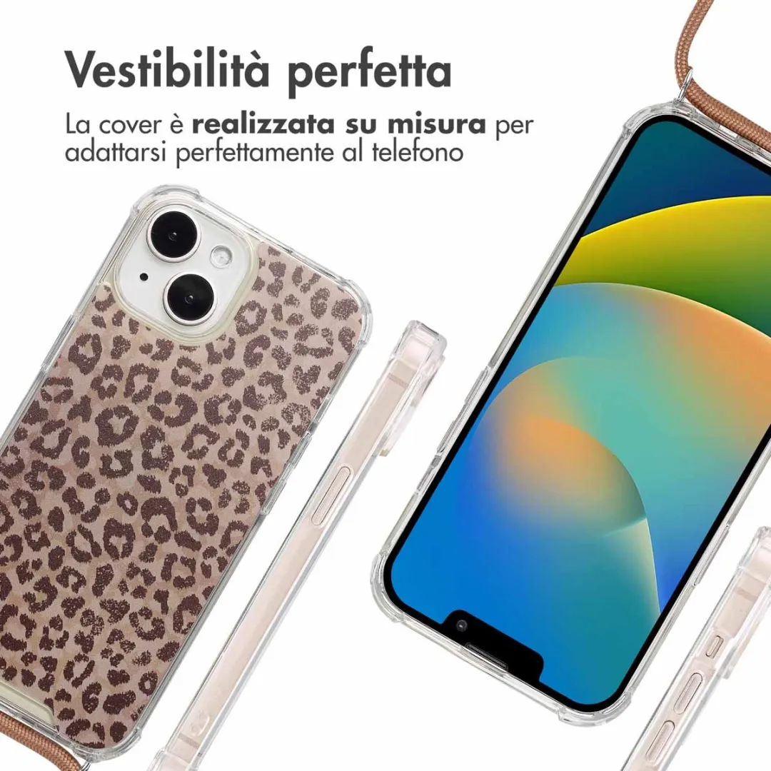 Imoshion iPhone 15 Hoesje Leopard Mood