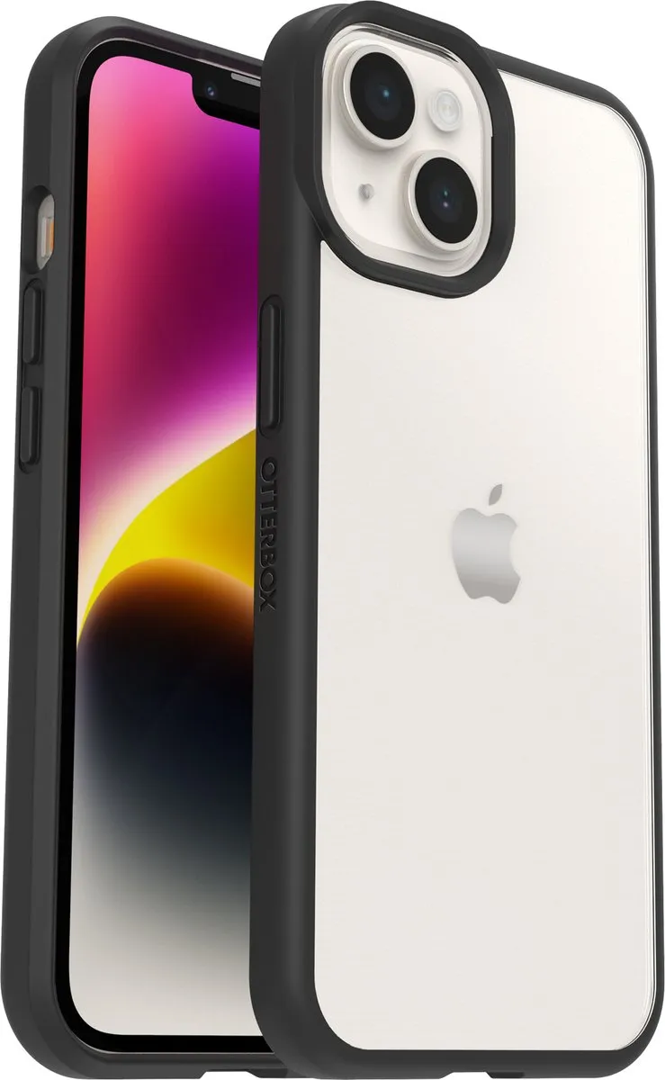 OtterBox React Hoesje 77-8882 iPhone 14 - Transparant/Zwart