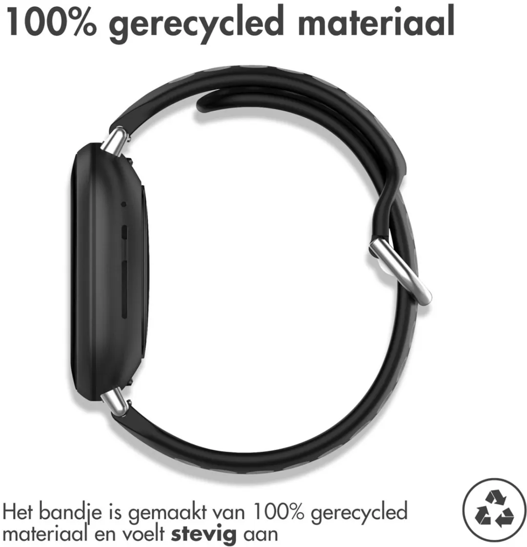 Imoshion Siliconen Sportband - Fitbit Sense/Versa - Zwart
