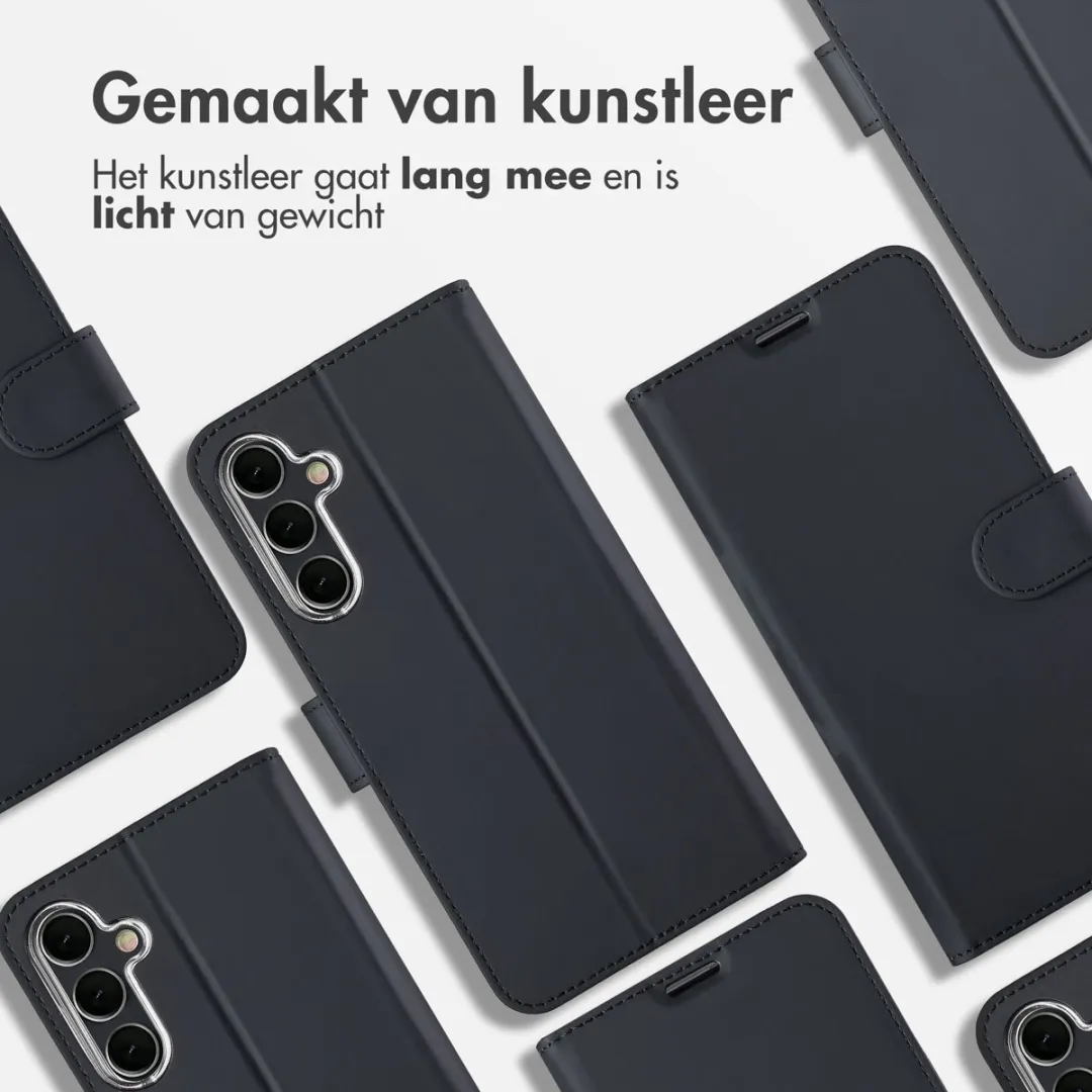 Accezz Hoesje Samsung Galaxy A16 - Wallet Softcase - 3 Pasjes - Zwart