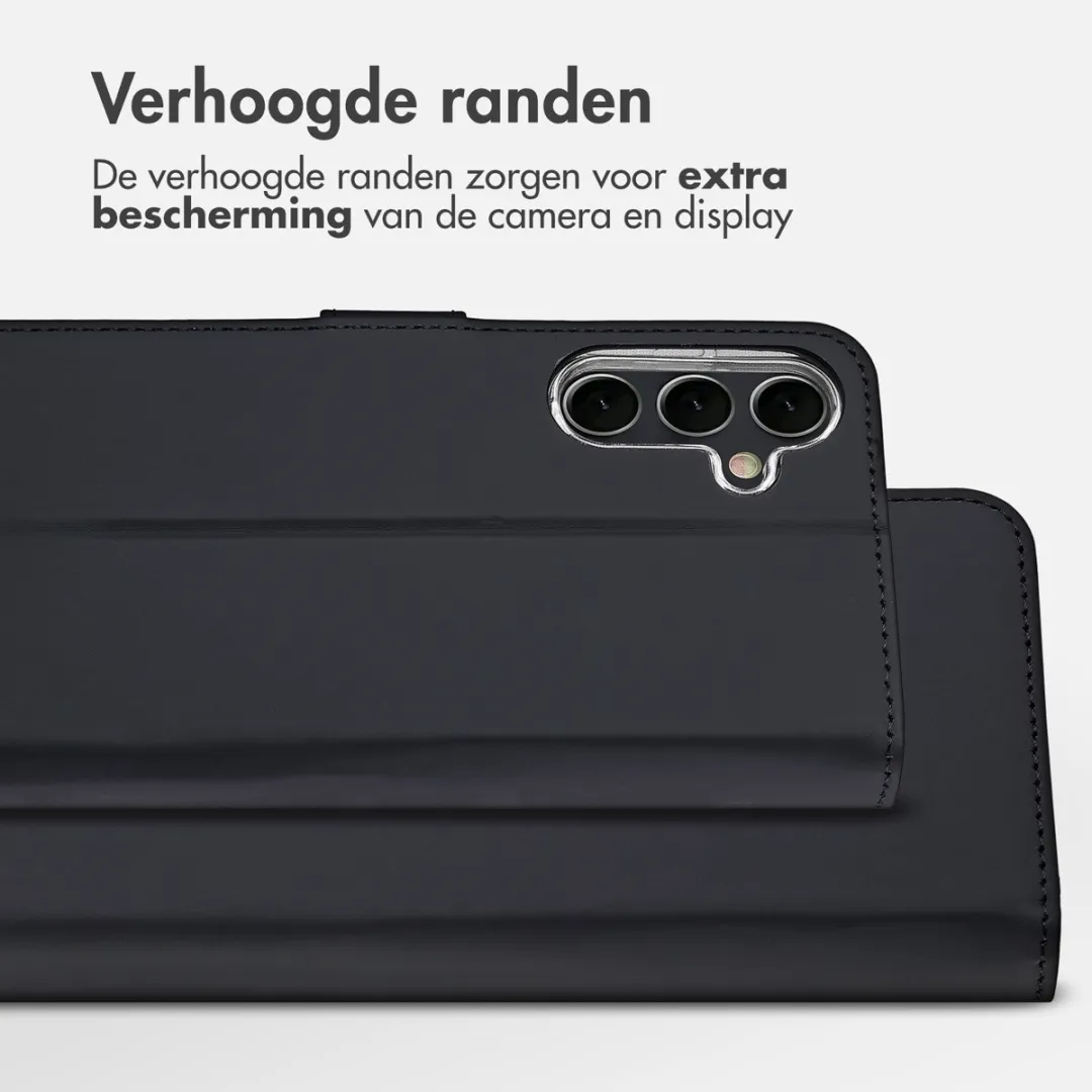 Accezz Hoesje Samsung Galaxy A16 - Wallet Softcase - 3 Pasjes - Zwart