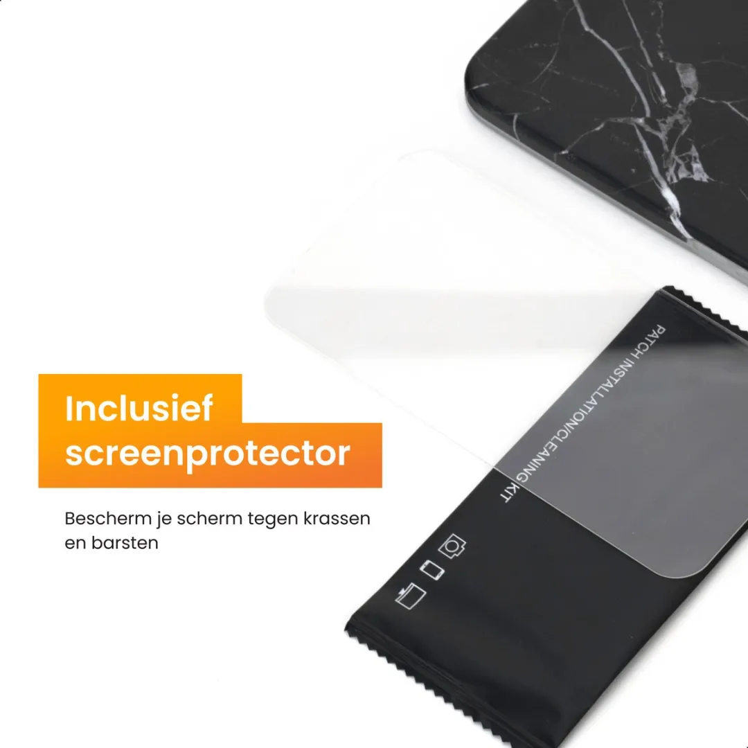 R2B iPhone 13 Hoesje Marmer - MagSafe