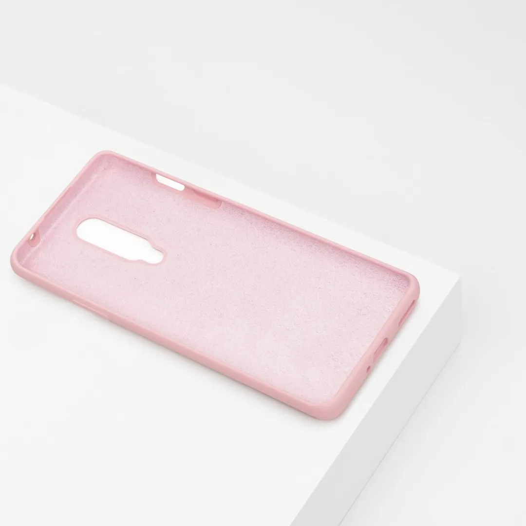 BMAX Siliconen Hoesje OnePlus 8 BMAX156478 - Lichtroze