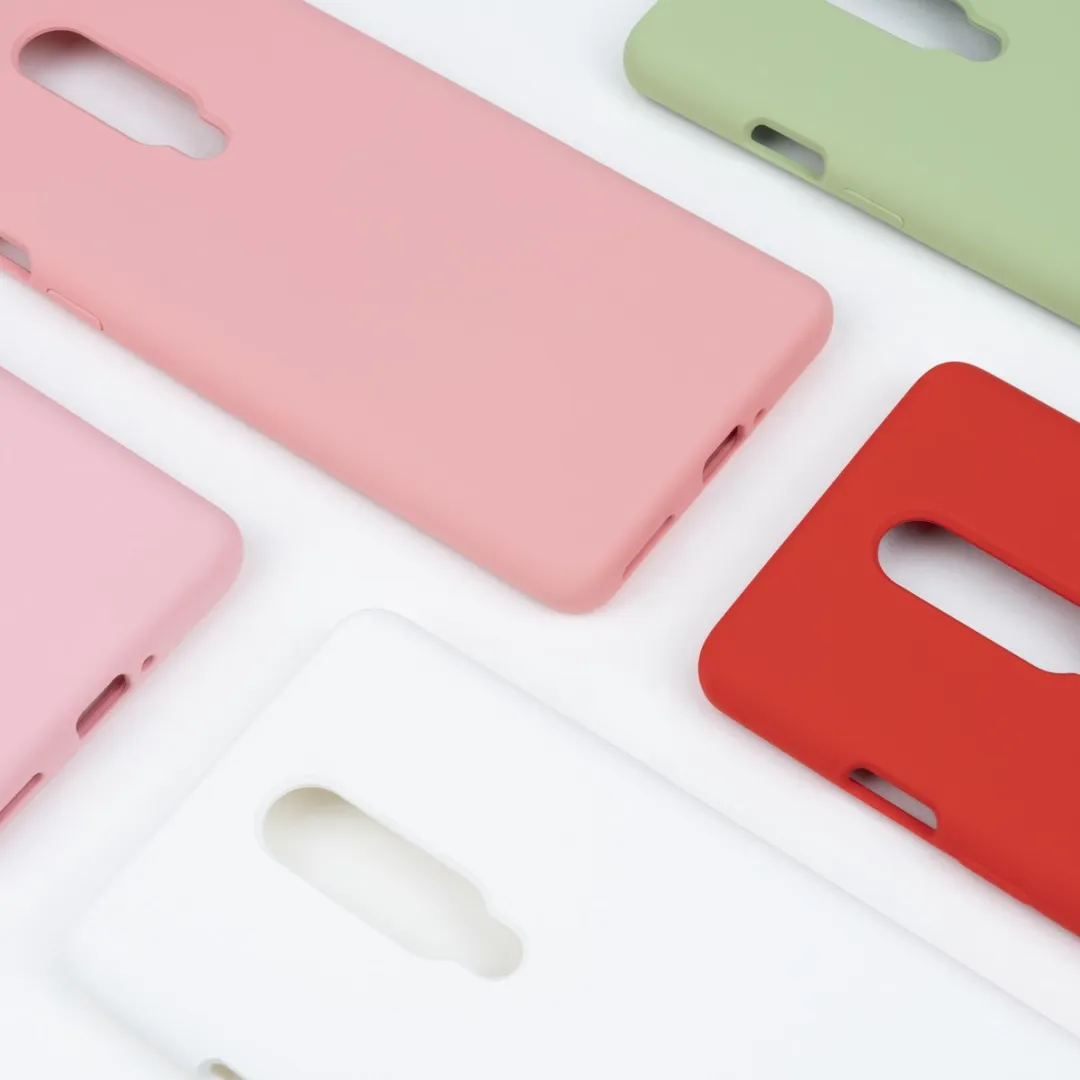 BMAX Siliconen Hoesje OnePlus 8 BMAX156478 - Lichtroze