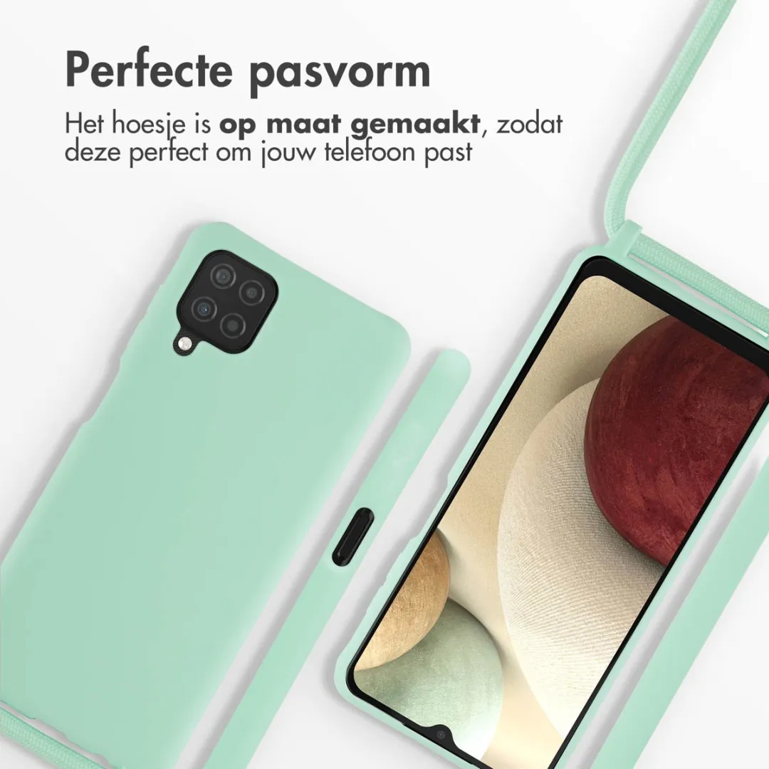 Imoshion Hoesje Samsung Galaxy A12 Siliconen Mintgroen