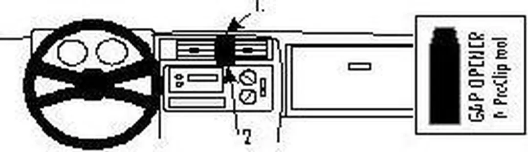 Brodit Proclip Center Mount 852084