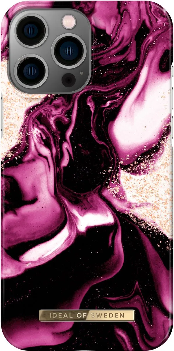 iDeal of Sweden IDFCTE22-I2167-319 iPhone-hoes - Golden Ruby Marble - afbeelding 2 van 6
