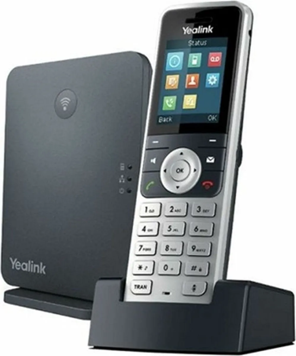 Yealink W53P DECT Telefoon - 8 Handsets - Zwart